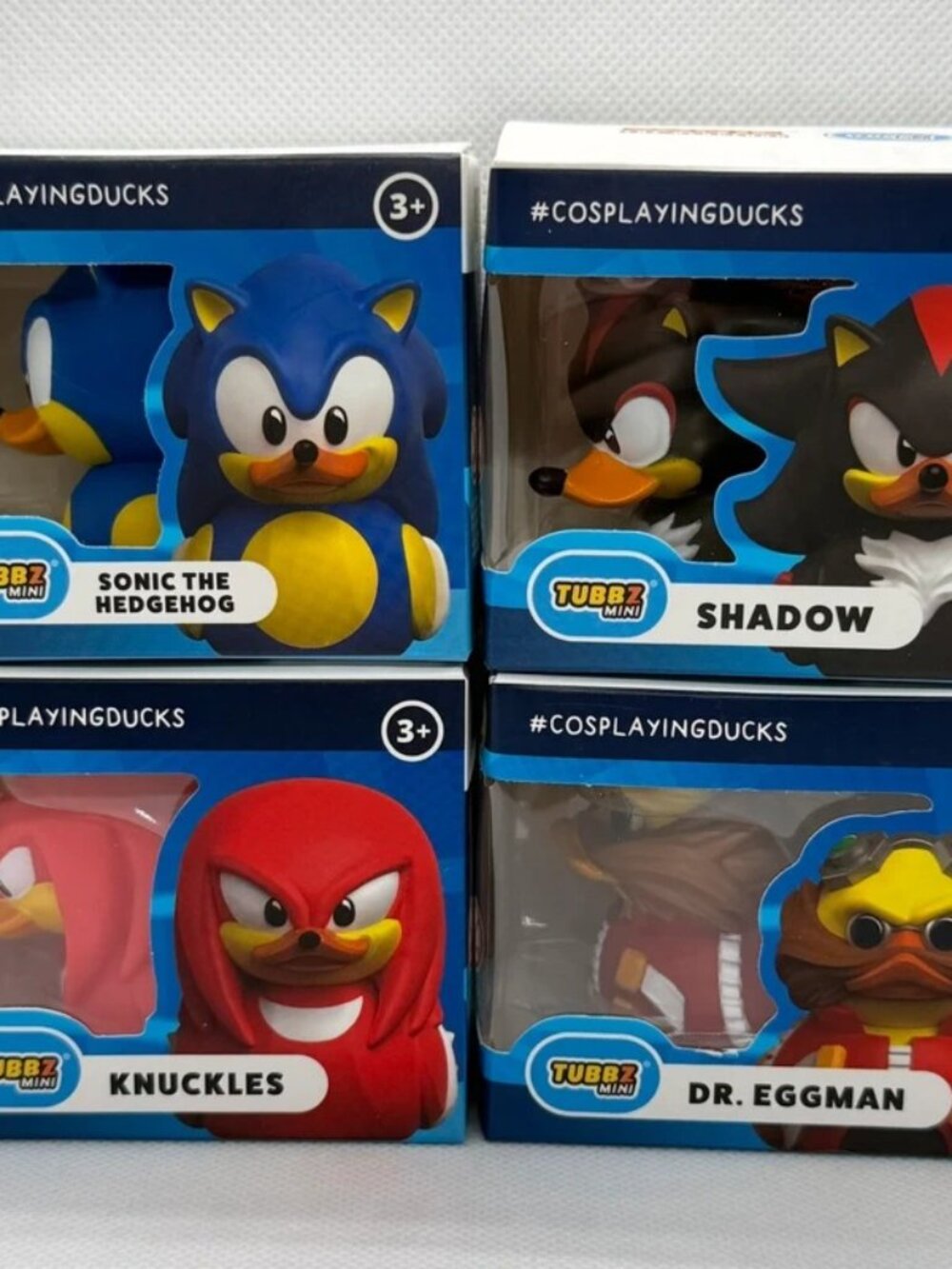 Sonic the Hedgehog Tubbz Mini Duck Set – Complete 4-Piece Collection